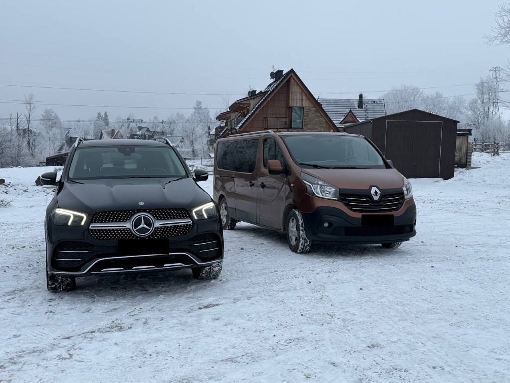 Flota na śniegu w Zakopanem